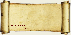 Isidor Dunjić vizit kartica